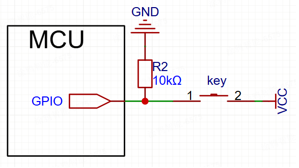 pulldown button